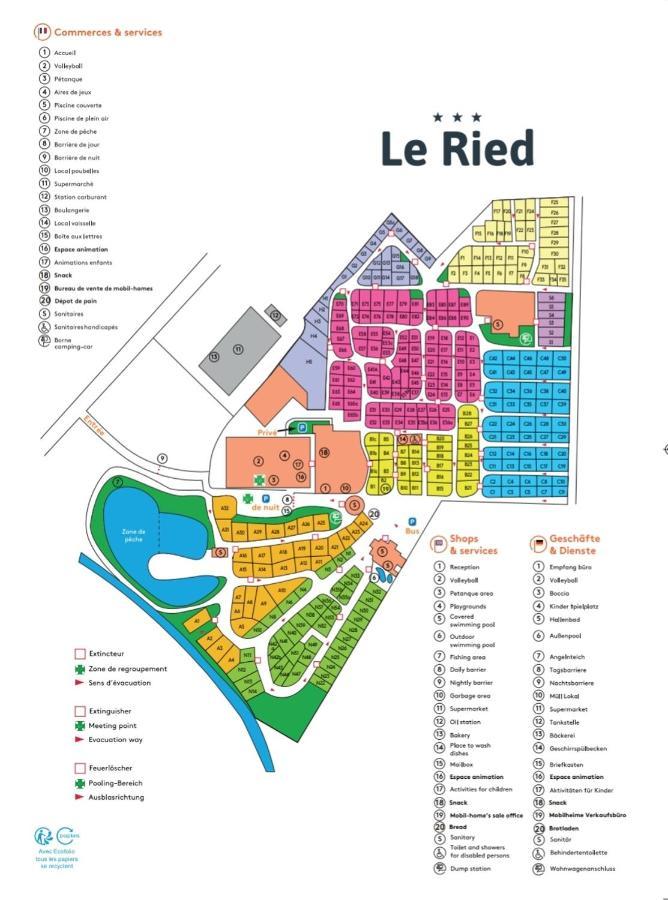 Le Ried Camping To Hapi Boofzheim Kültér fotó